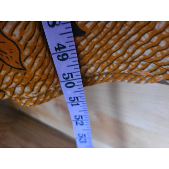 Blue Ginger 100% Cotton Bohemian Maxi Dress MEDIUM Fall Tapestry Boho Crunchy M - Picture 10 of 11